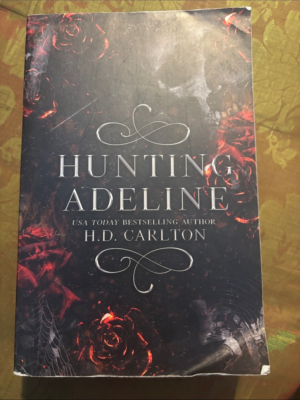 Hunting Adeline Decorative Coffee Table Book - Black and Red